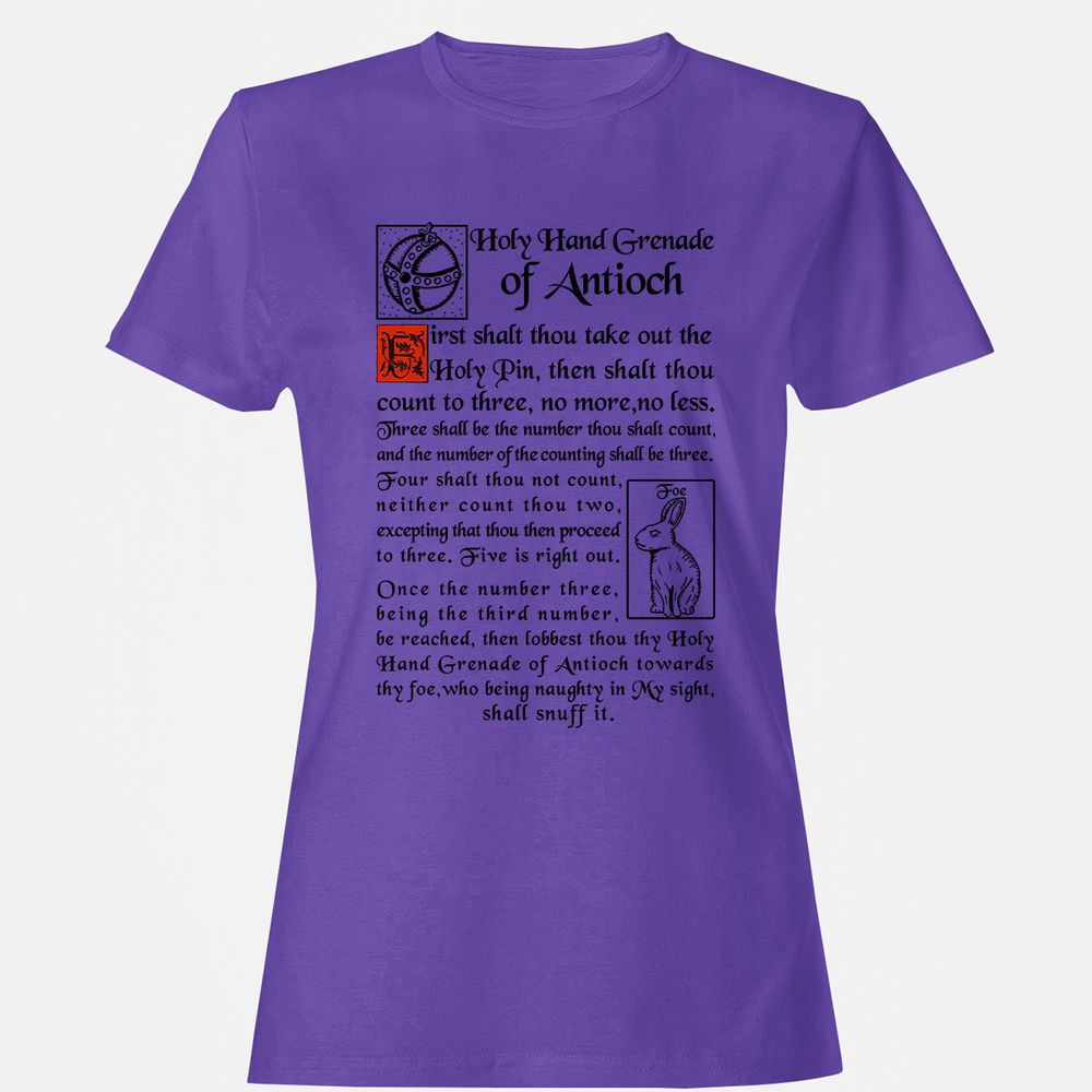 Women's T-Shirt - GAB1VXFU - Purple - 12