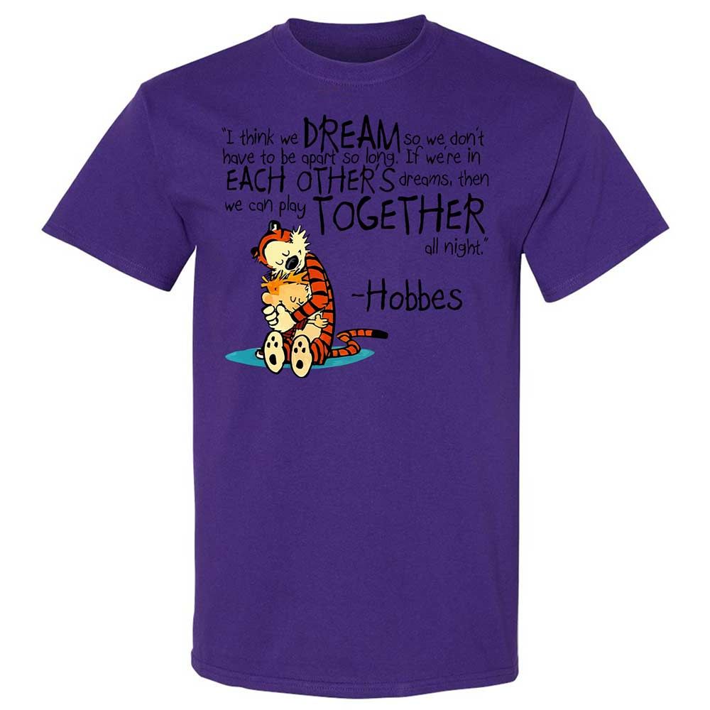 Calvin Hobbes Dreams - Purple - 12