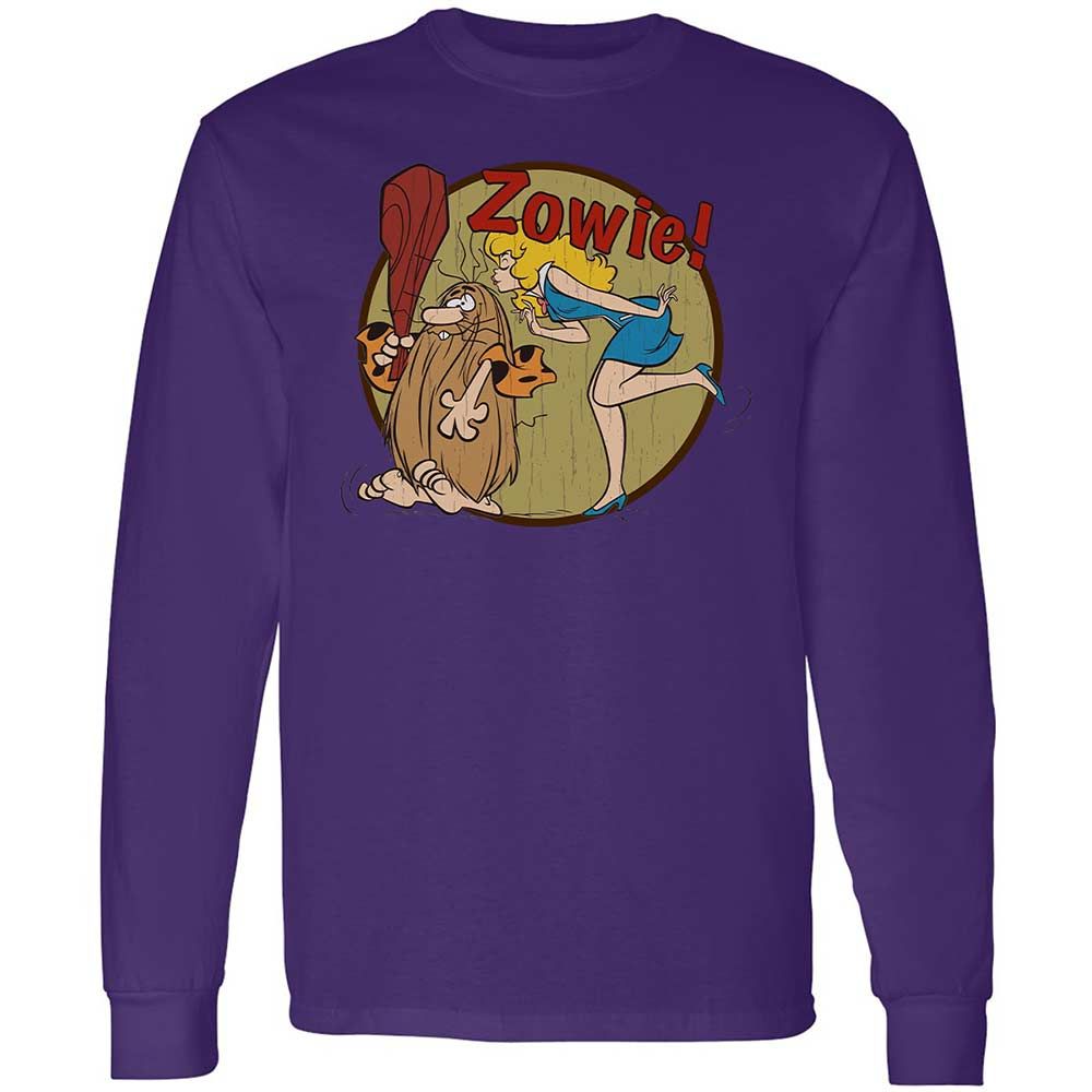 Long Sleeve T-Shirt - HLDUWZ9P - Purple - 12