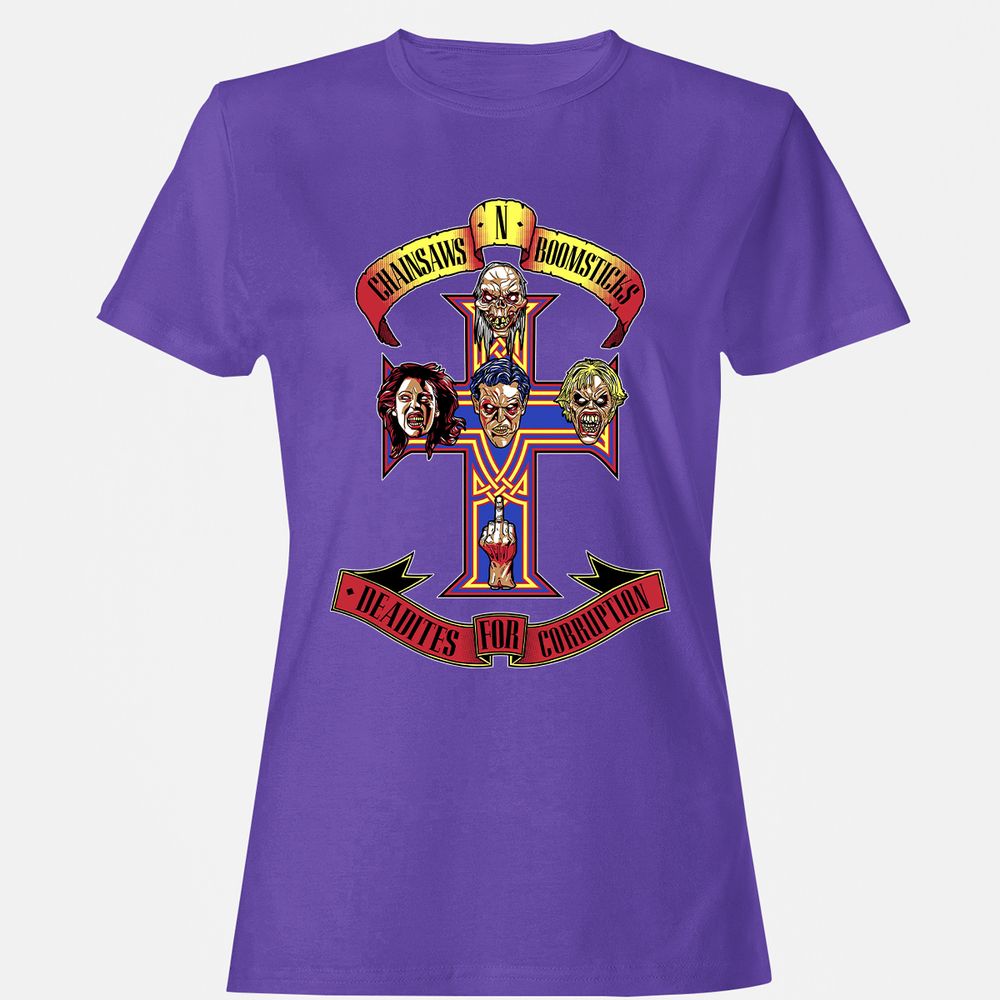 Women's T-Shirt - ANFNEJMH - Purple - 12