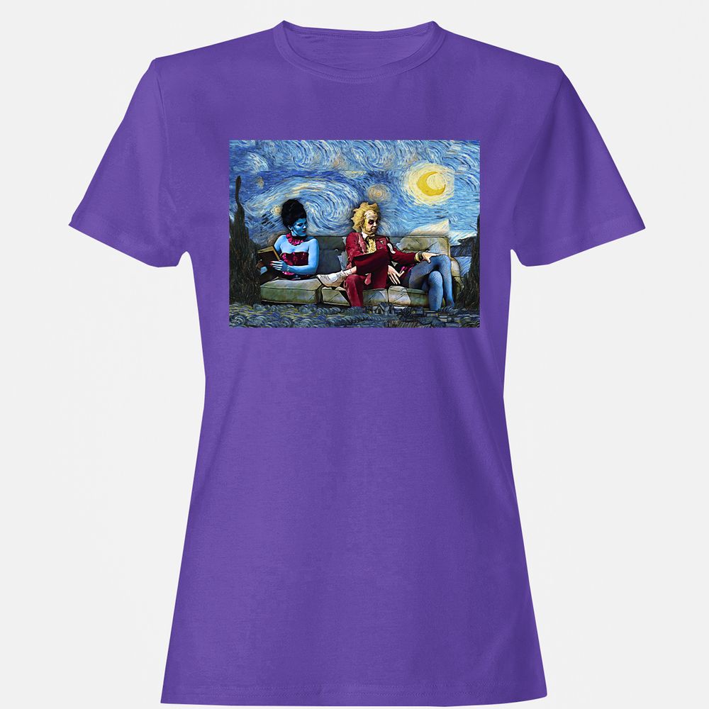 Women's T-Shirt - FB7PXHZ9 - Purple - 12