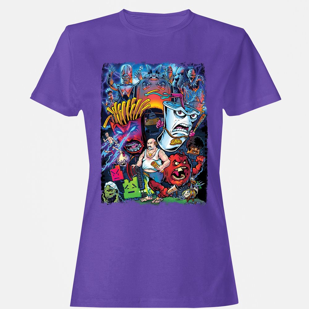 Women's T-Shirt - Q5DUQM54 - Purple - 12