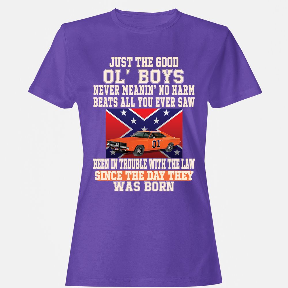 Women's T-Shirt - Z9G89LSP - Purple - 12