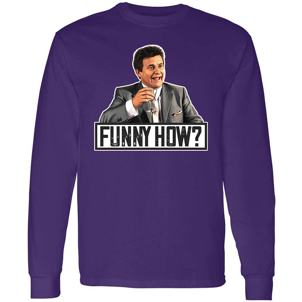 Long Sleeve T-Shirt - M8VDBLZT - Purple - 12