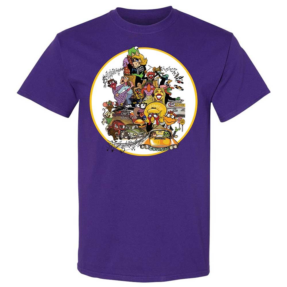 Muppet Graffiti - Purple - 12