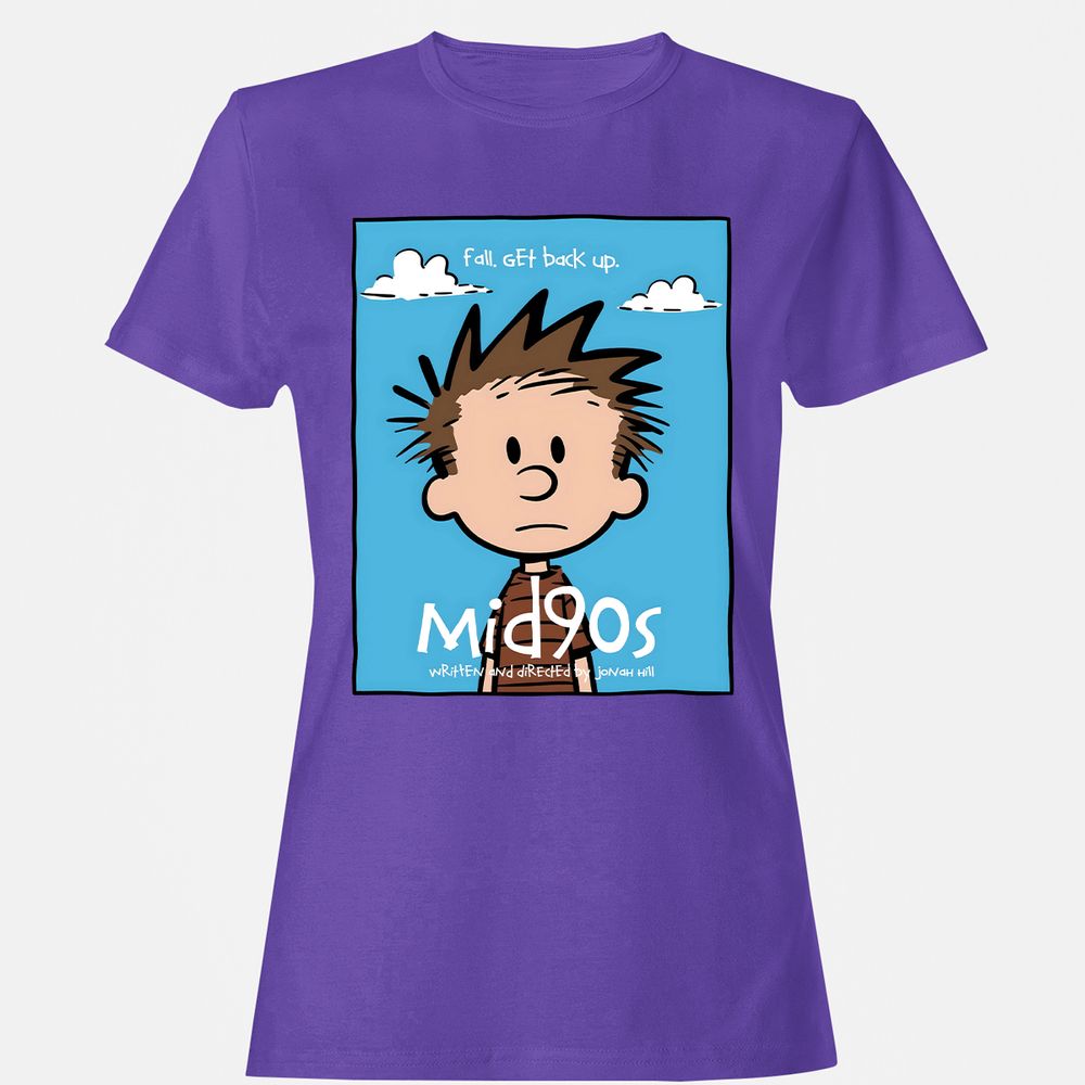Women's T-Shirt - B248A5DZ - Purple - 12