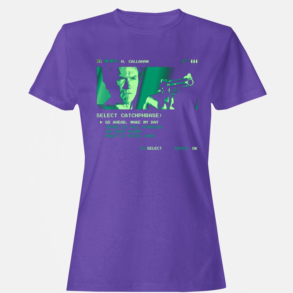 Women's T-Shirt - WYCQJH7H - Purple - 12
