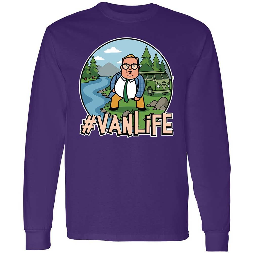 Vanlife living in a van down by the river - Purple - 12