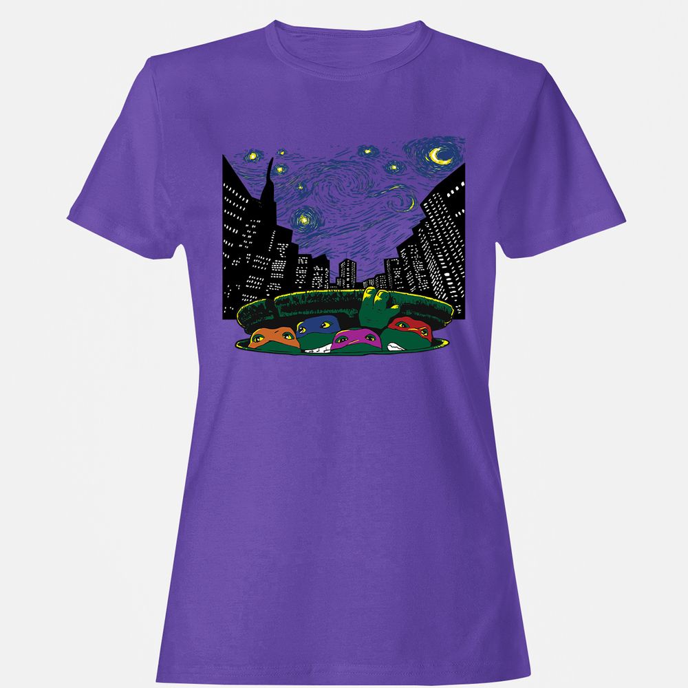 Women's T-Shirt - 56BGZRL6 - Purple - 12
