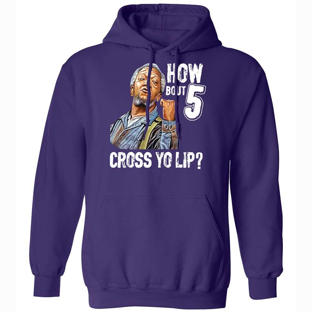How bout 5 cross yo lip - Purple - 12