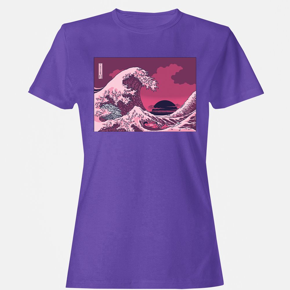 Women's T-Shirt - 4WHMXSVL - Purple - 12