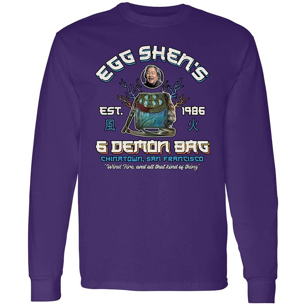 Long Sleeve T-Shirt - L7Y5AYUN - Purple - 12