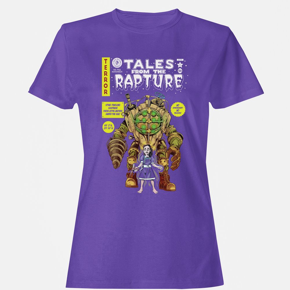 Women's T-Shirt - 96FZEA7Q - Purple - 12
