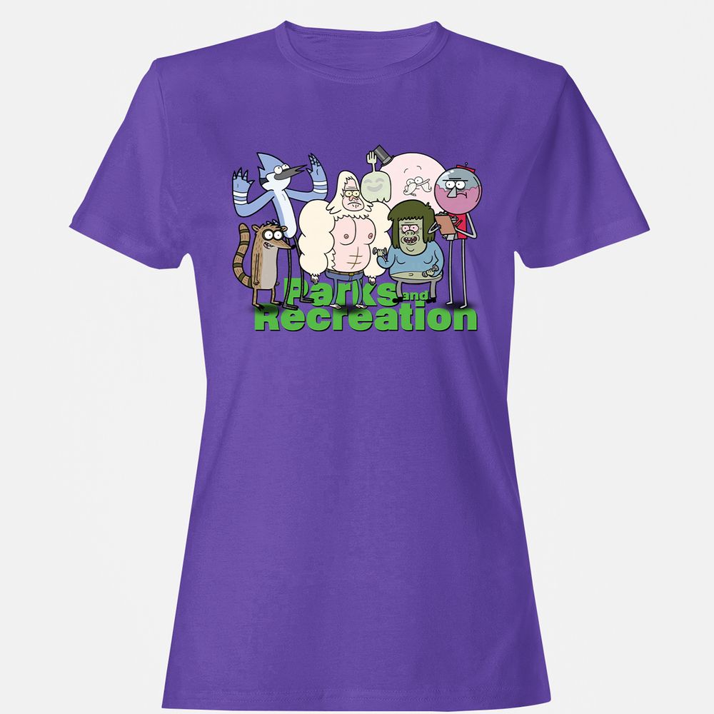 Women's T-Shirt - 5B6QSWMG - Purple - 12