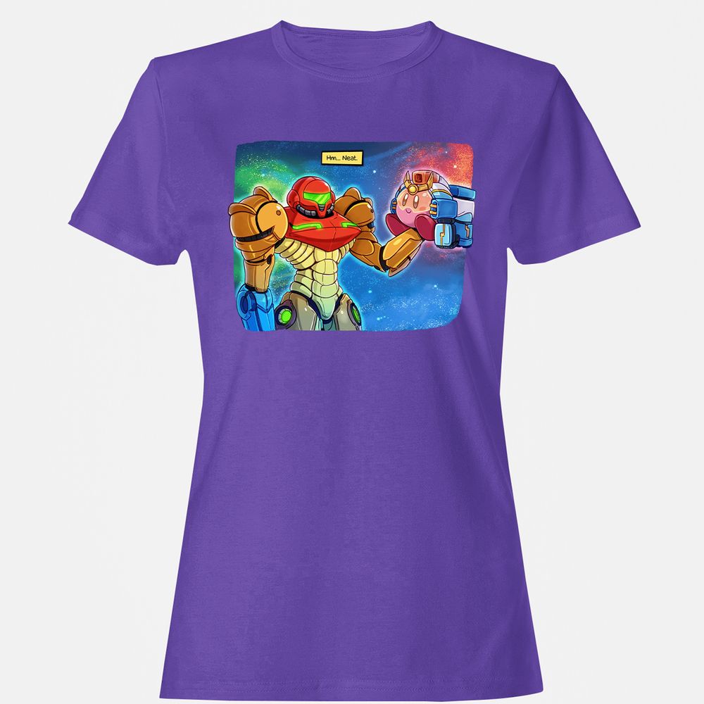 Women's T-Shirt - 831N85AQ - Purple - 12