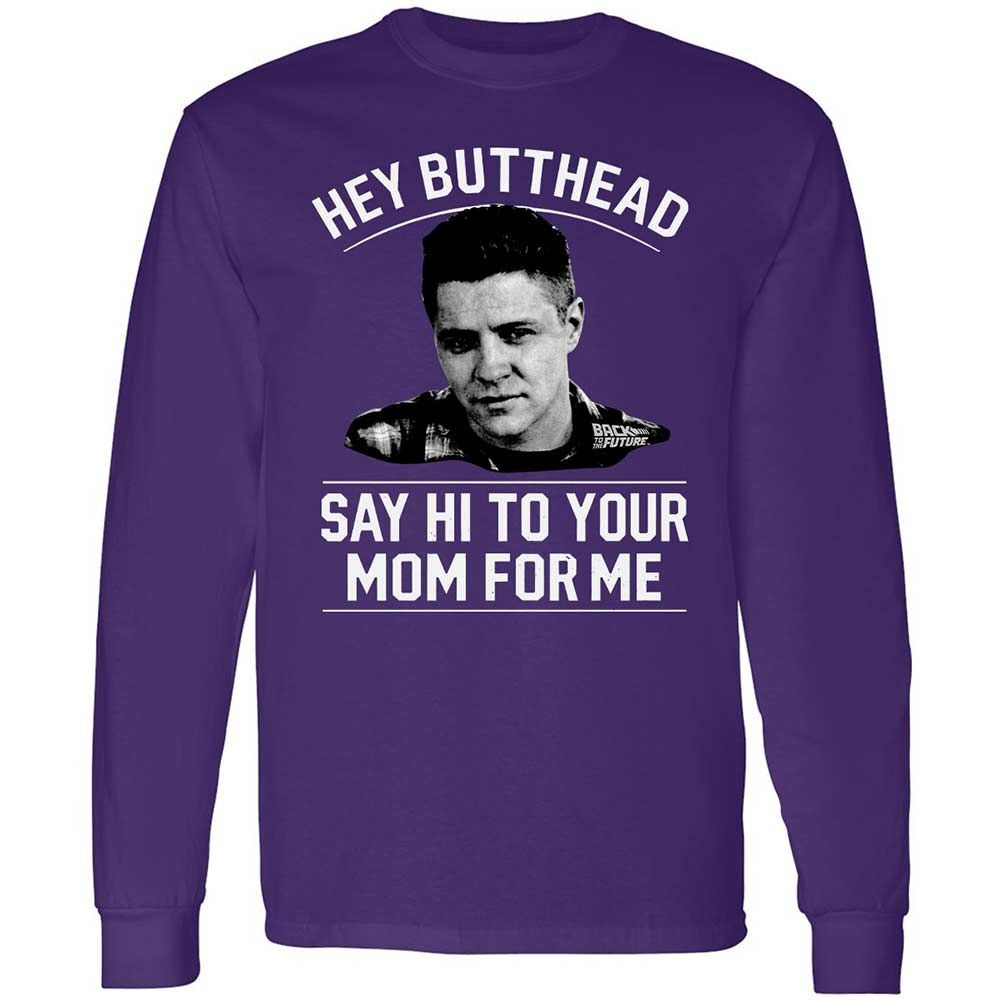Long Sleeve T-Shirt - H66P2J1K - Purple - 12
