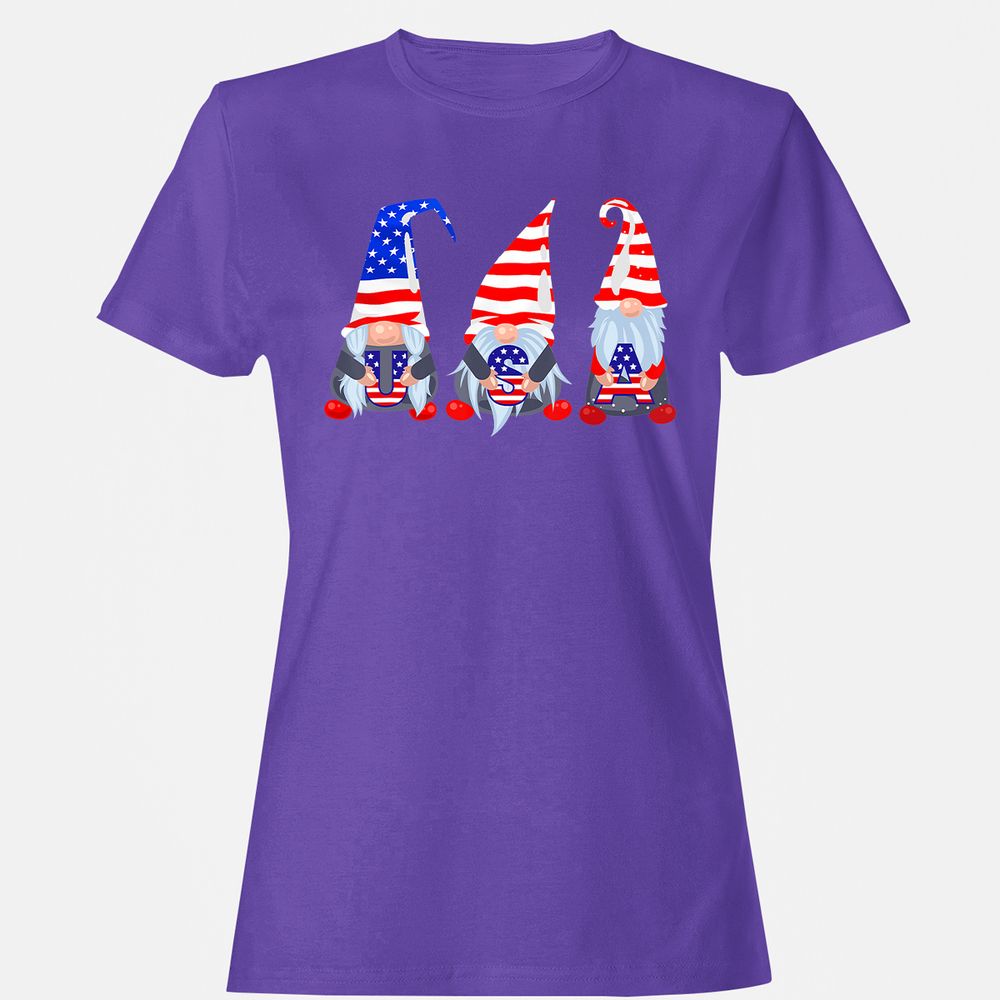 Women's T-Shirt - S8QGVUQ9 - Purple - 12
