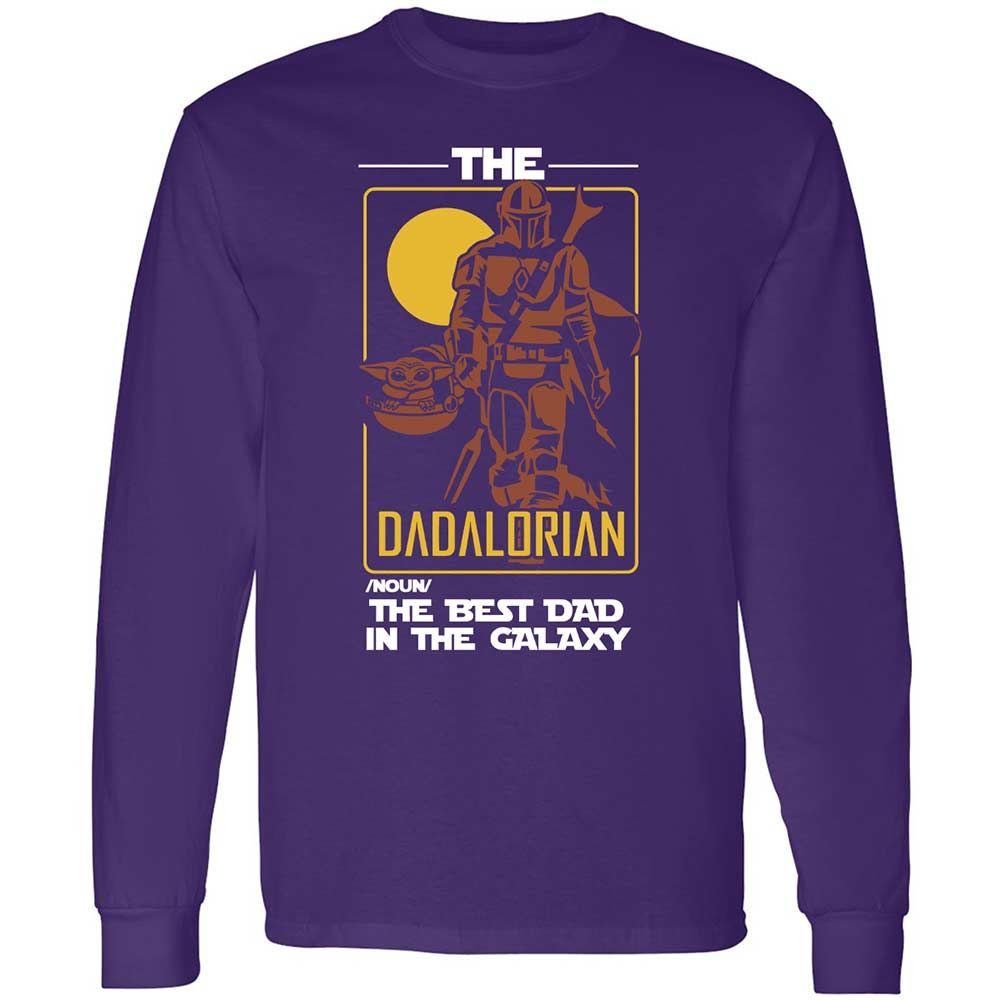 The Dadalorian The Best Dad In The Galaxy - Purple - 12