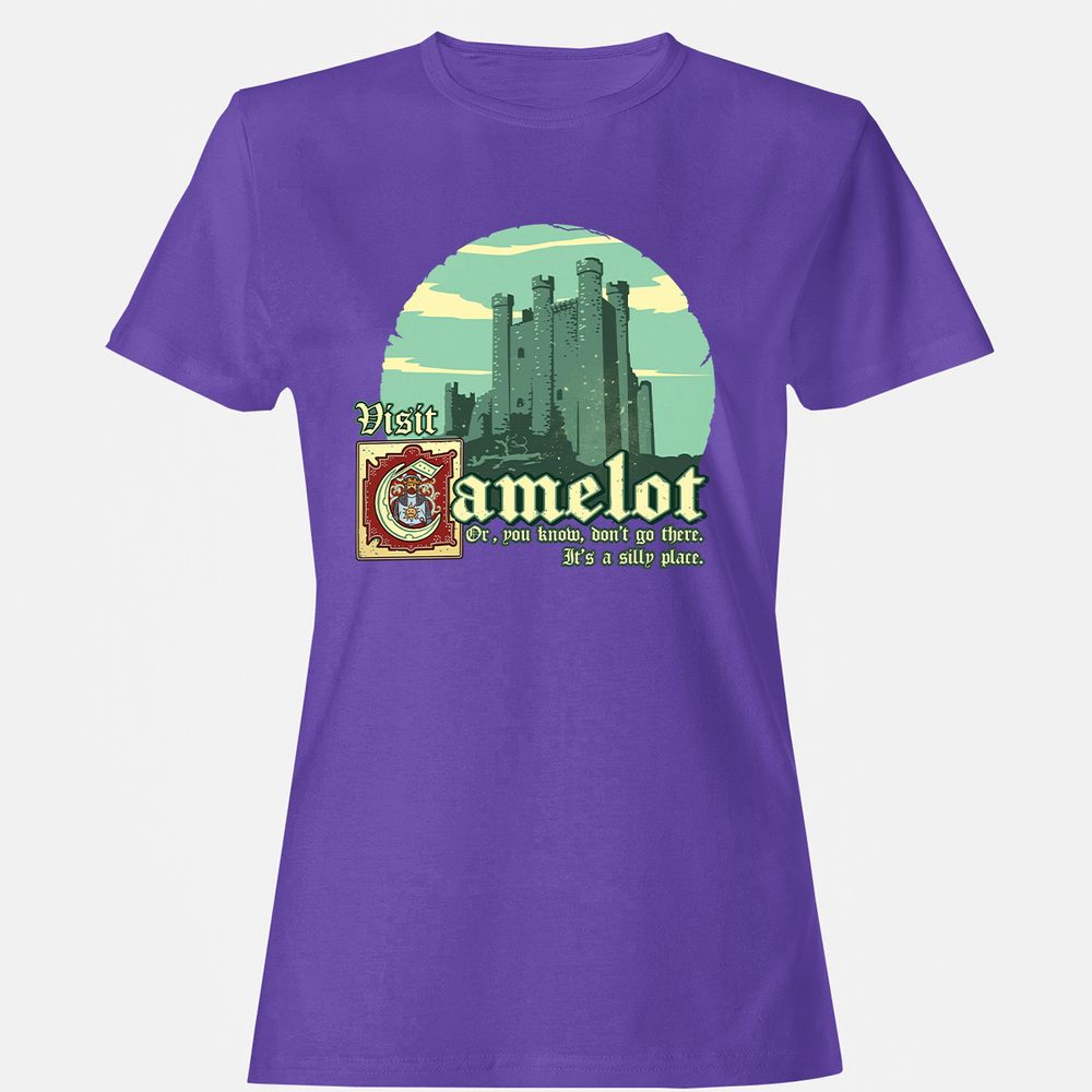 Women's T-Shirt - 24XK3CQM - Purple - 12