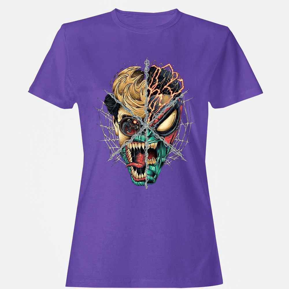 Women's T-Shirt - NJ49C2U6 - Purple - 12