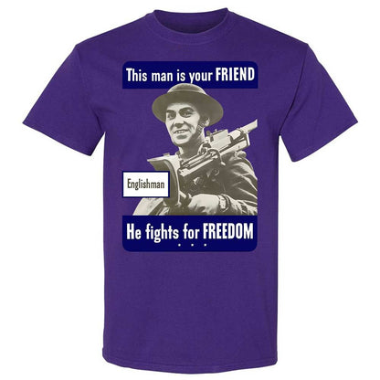 This man is your Friend - Purple - 12