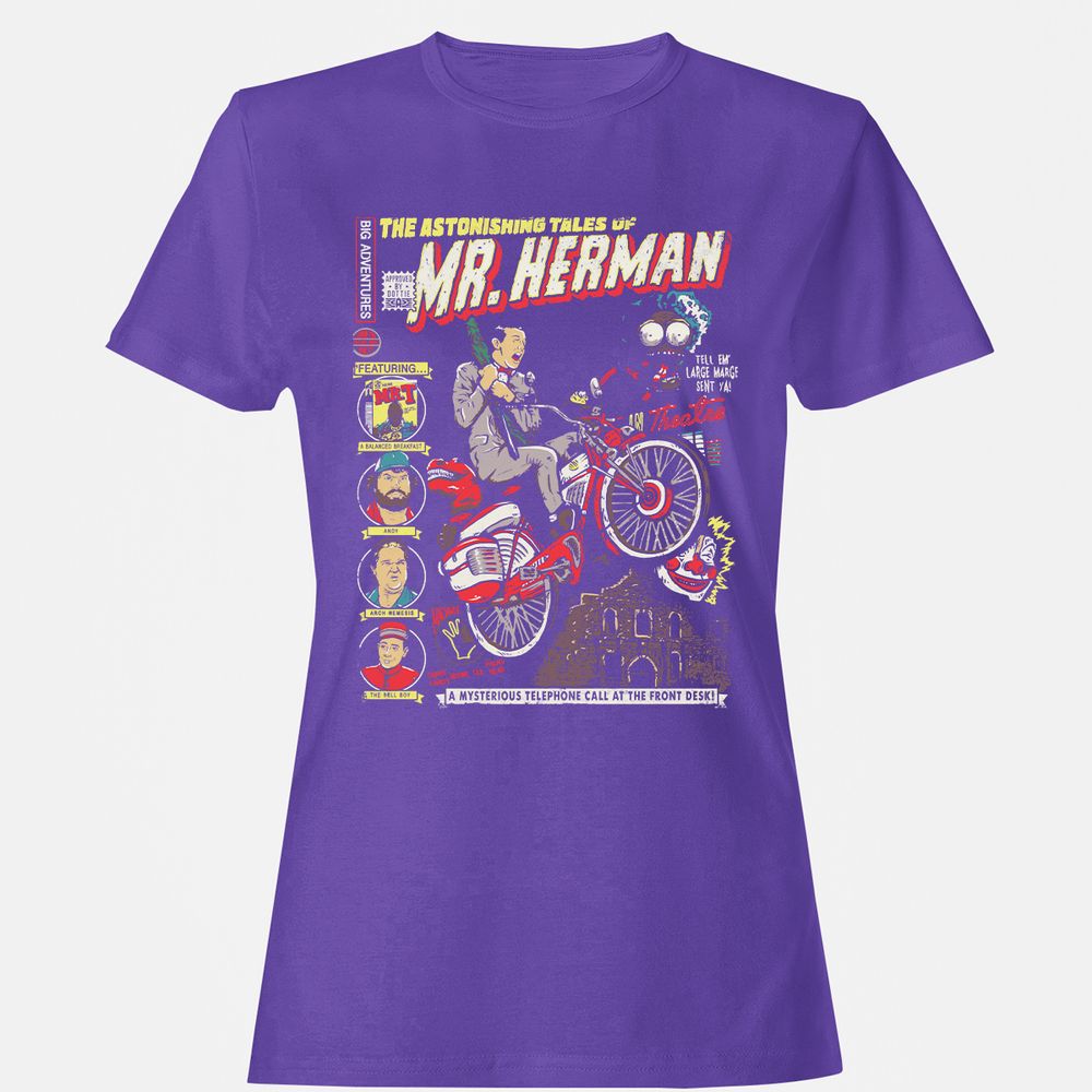 Women's T-Shirt - N7MXP5Z6 - Purple - 12