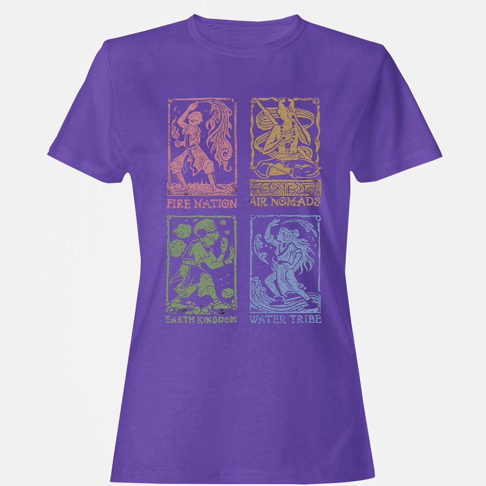 Women's T-Shirt - VX4H667H - Purple - 12