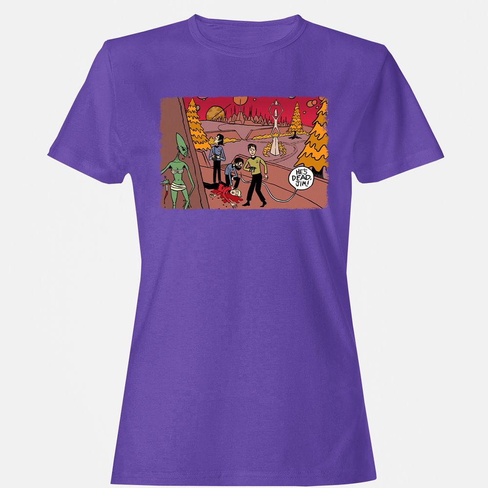 Women's T-Shirt - FJ17YBLH - Purple - 12