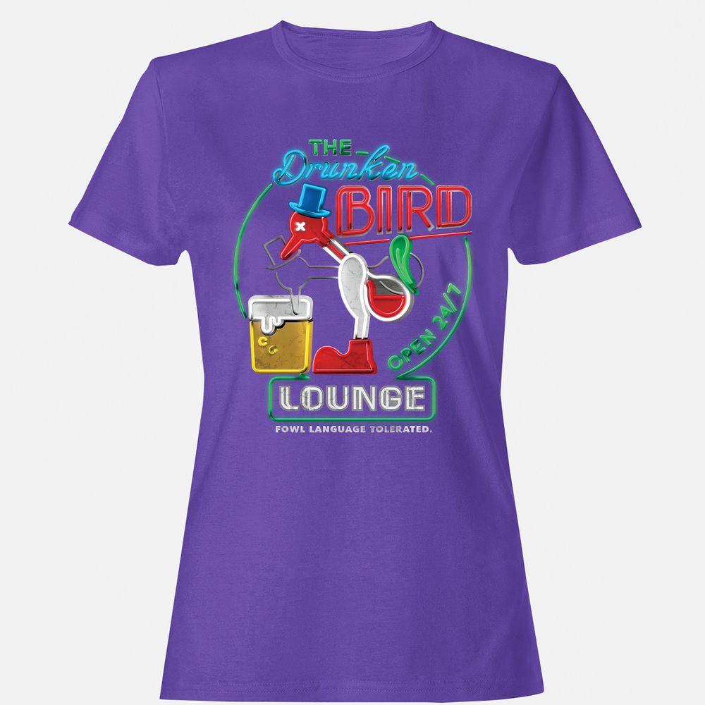 Women's T-Shirt - ZX9Q8BE3 - Purple - 12