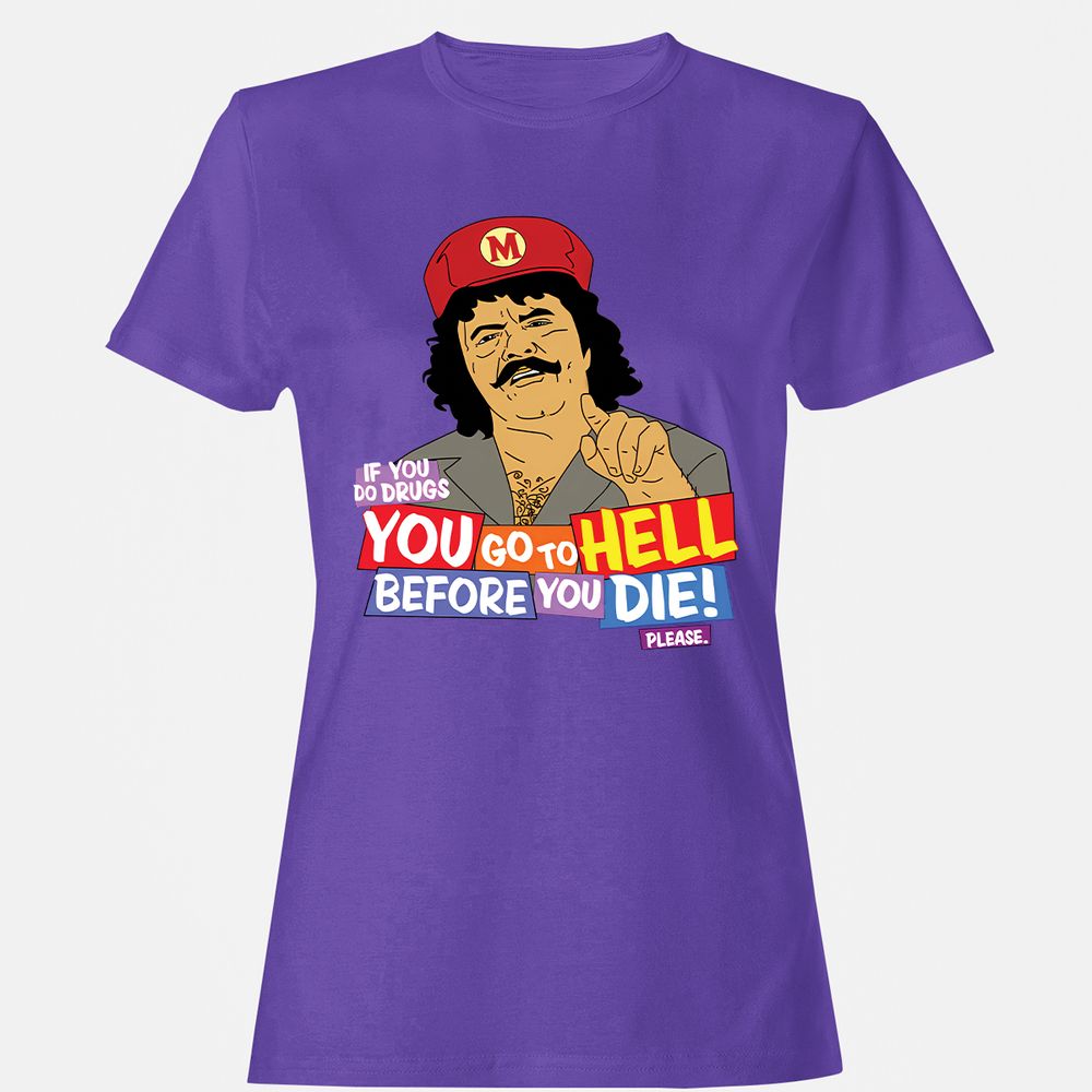 Women's T-Shirt - 2K6B2UA9 - Purple - 12