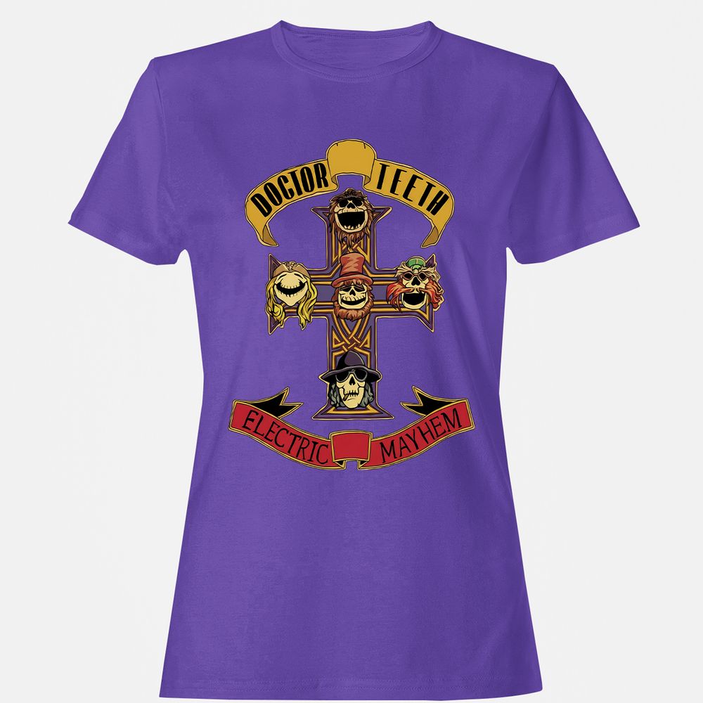 Women's T-Shirt - CHQEKSLS - Purple - 12