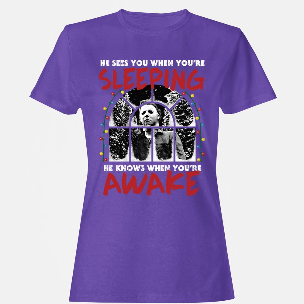 Women's T-Shirt - 5QKRCAZ1 - Purple - 12