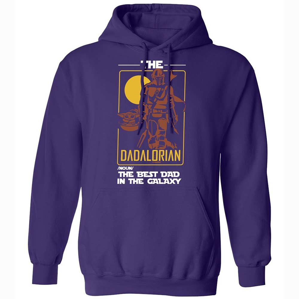 The Dadalorian The Best Dad In The Galaxy - Purple - 12