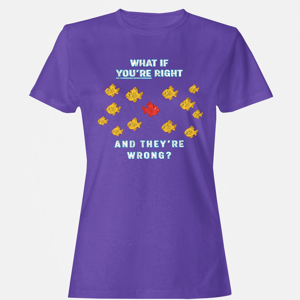 Women's T-Shirt - 6ZPULA2J - Purple - 12