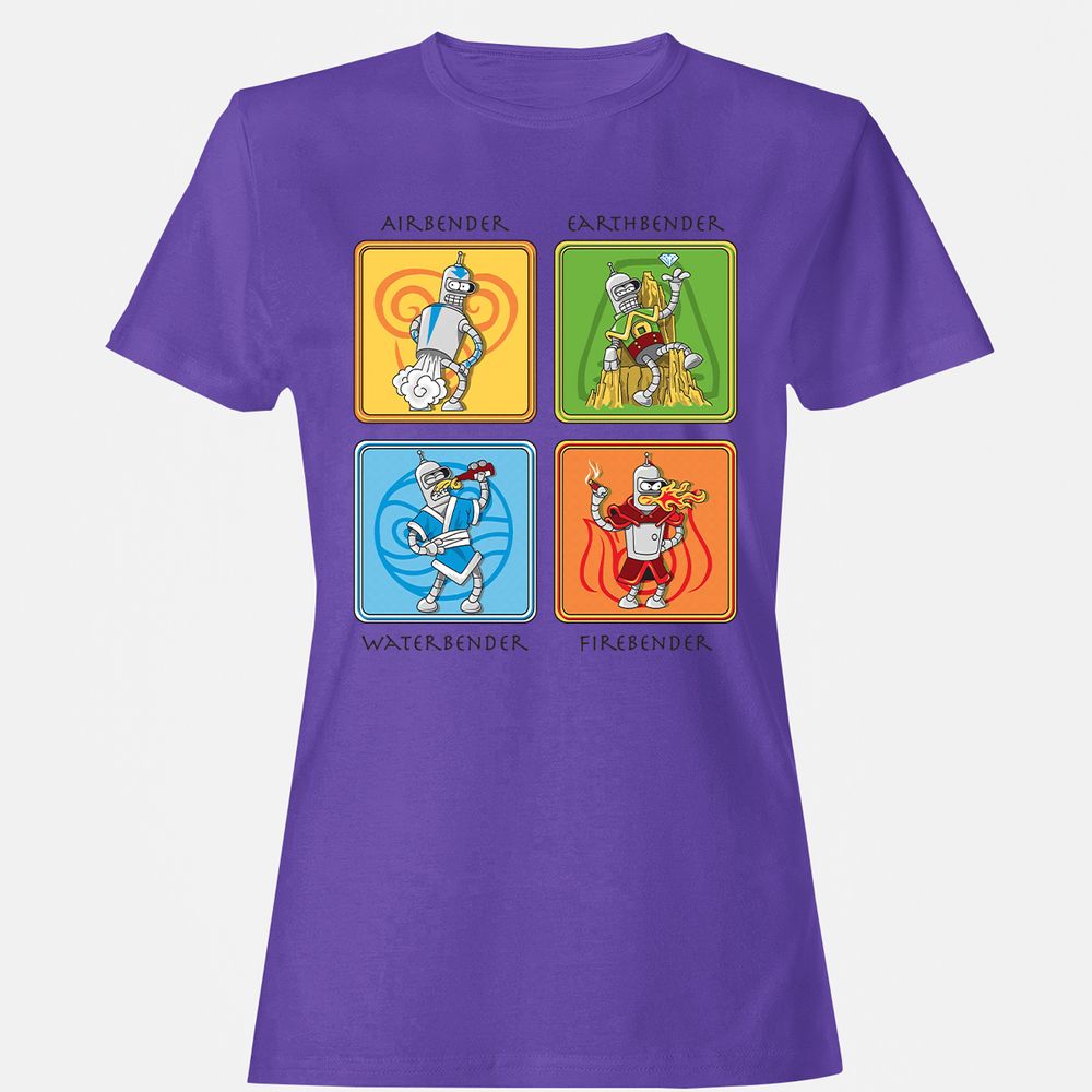 Women's T-Shirt - HP6Z3ZFU - Purple - 12