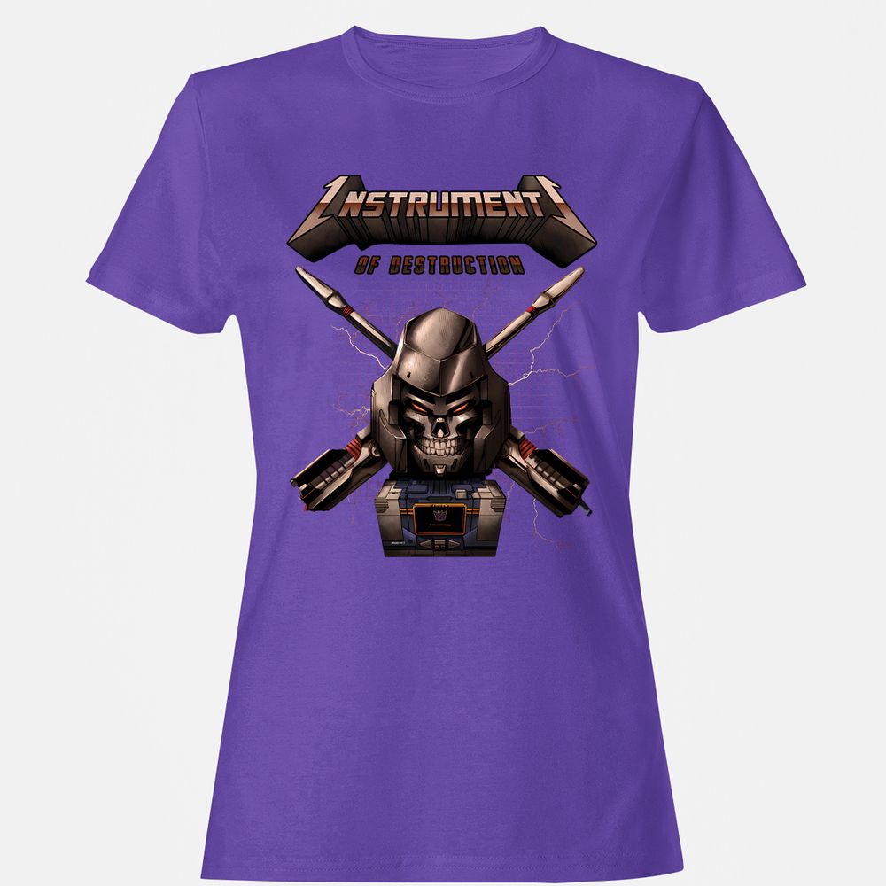 Women's T-Shirt - S3Y2QG4C - Purple - 12
