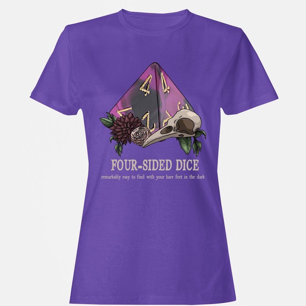 Women's T-Shirt - 33E4BAZX - Purple - 12
