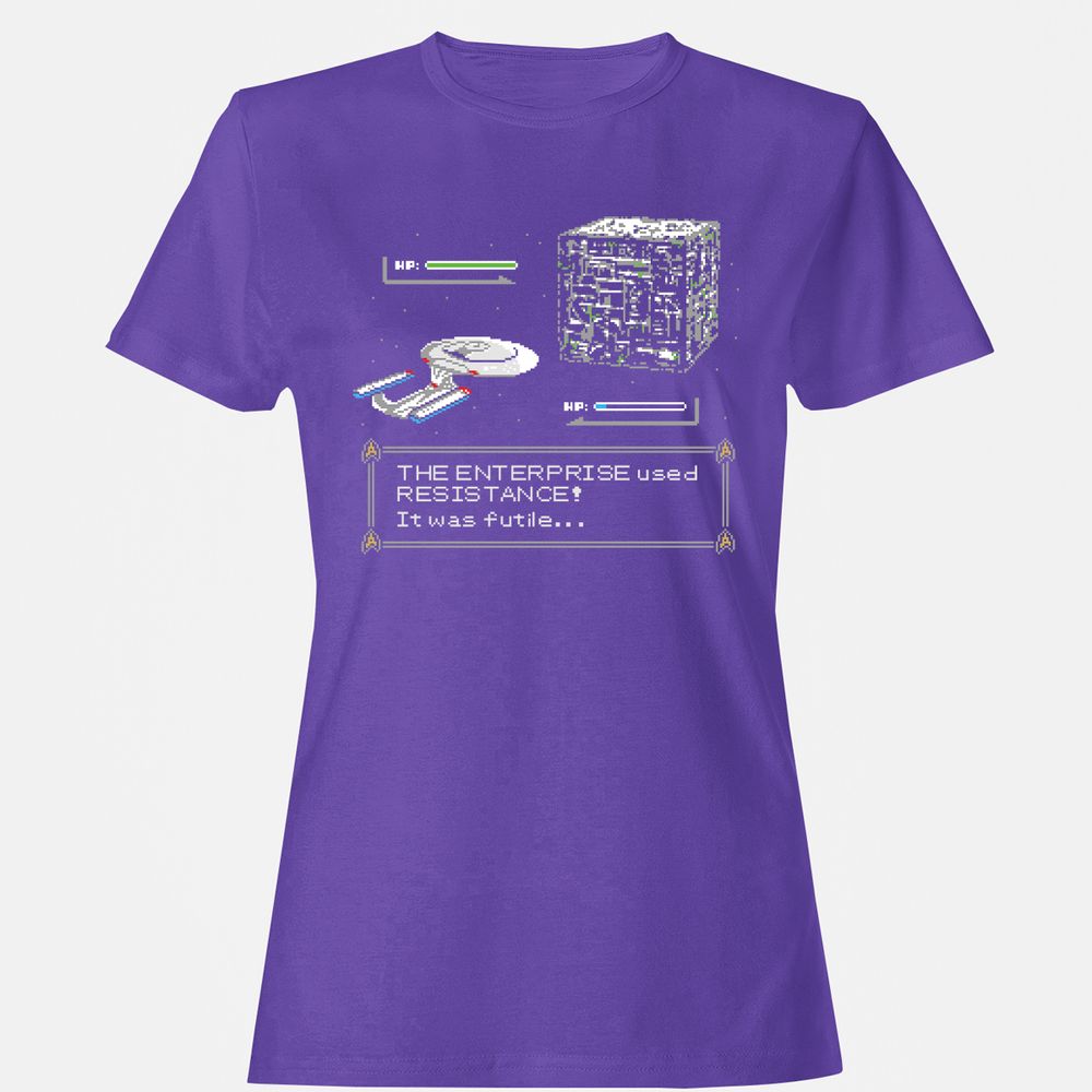 Women's T-Shirt - 5V4TRK5M - Purple - 12