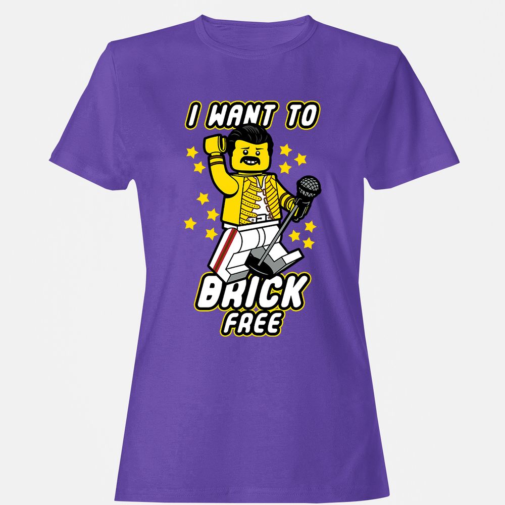 Women's T-Shirt - J7HBEHYQ - Purple - 12