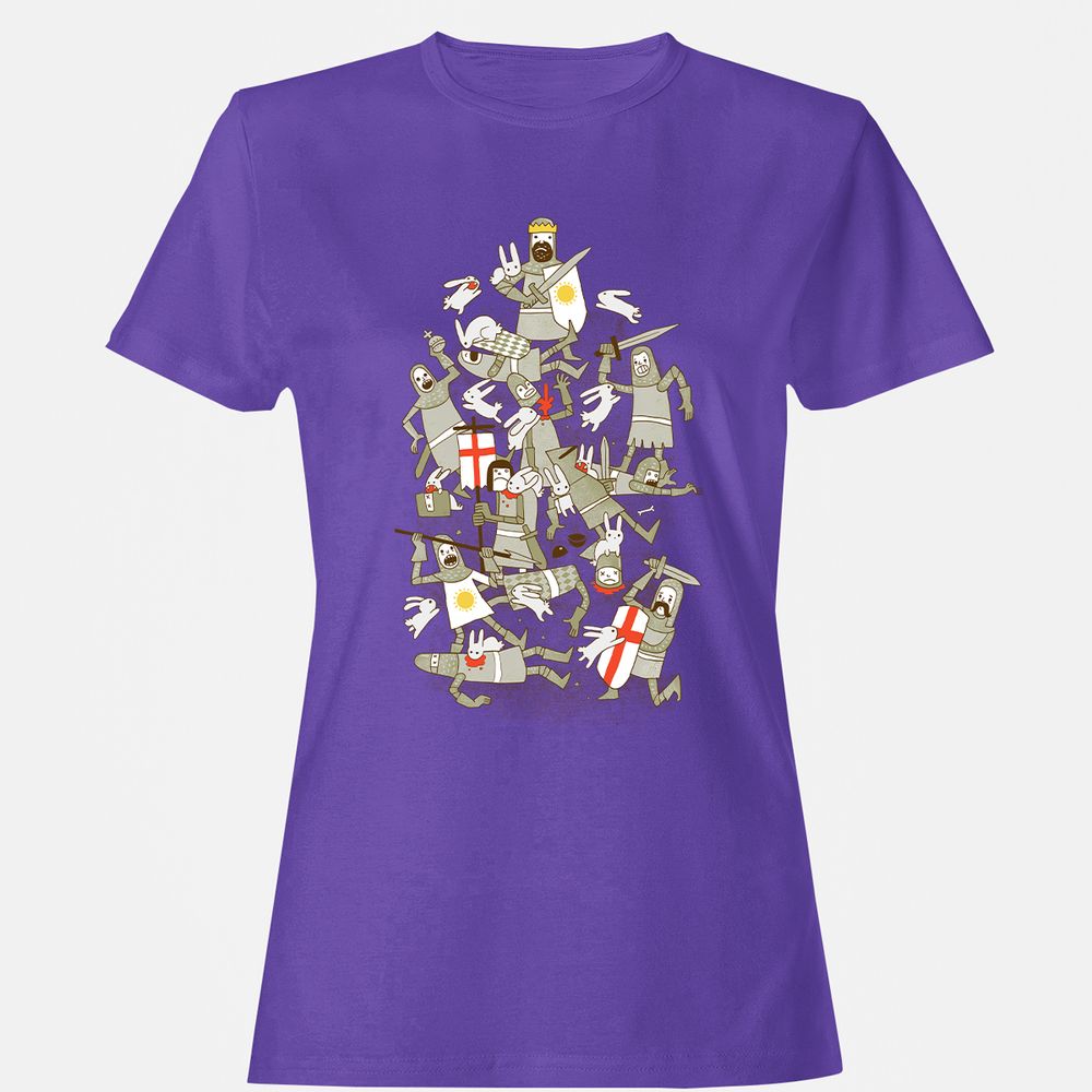 Women's T-Shirt - 7EJN3A6L - Purple - 12