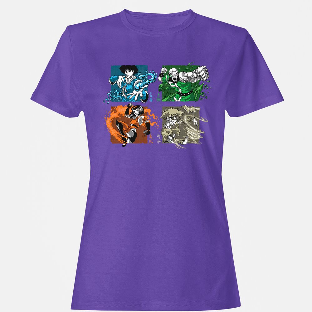 Women's T-Shirt - ZCFBQXRC - Purple - 12