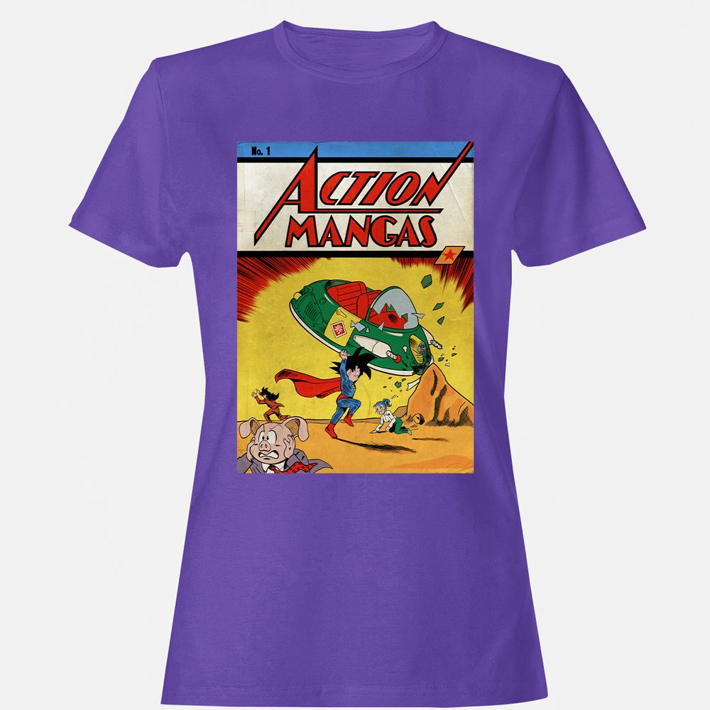 Women's T-Shirt - AKBJNXLG - Purple - 12
