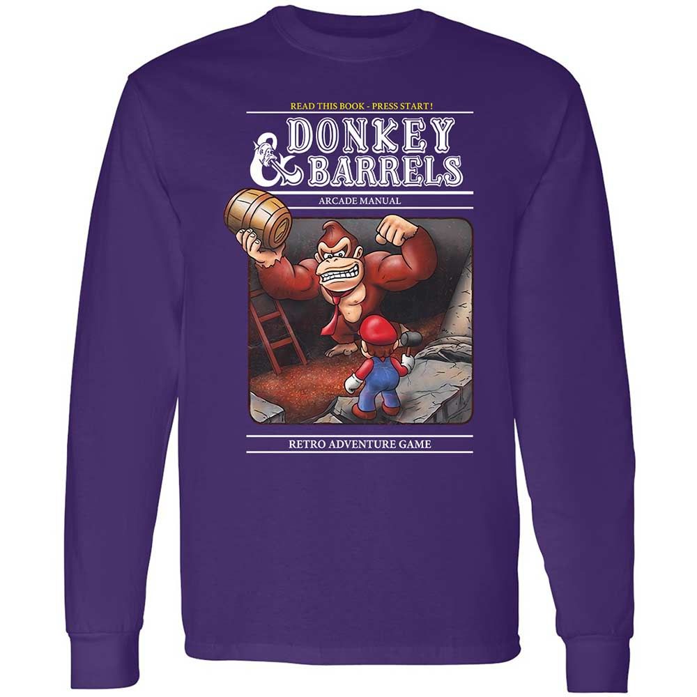Long Sleeve T-Shirt - CQ2WCYV3 - Purple - 12