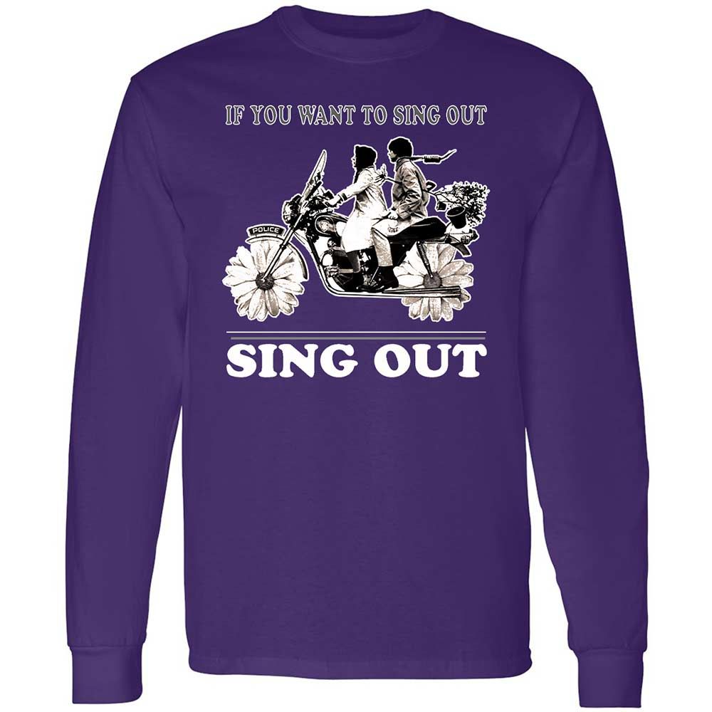 If you want to sing out, sing out - Purple - 12