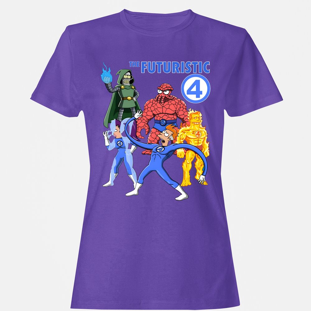 Women's T-Shirt - 5GA6KVRW - Purple - 12