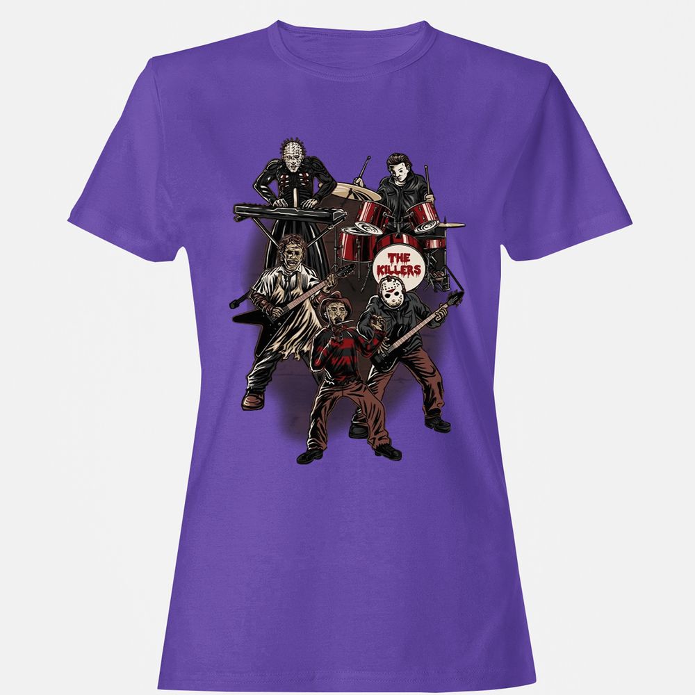 Women's T-Shirt - LD43RQTY - Purple - 12