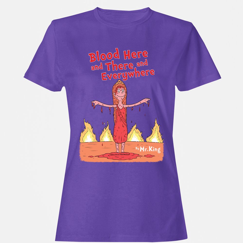 Women's T-Shirt - 42E3H8A9 - Purple - 12