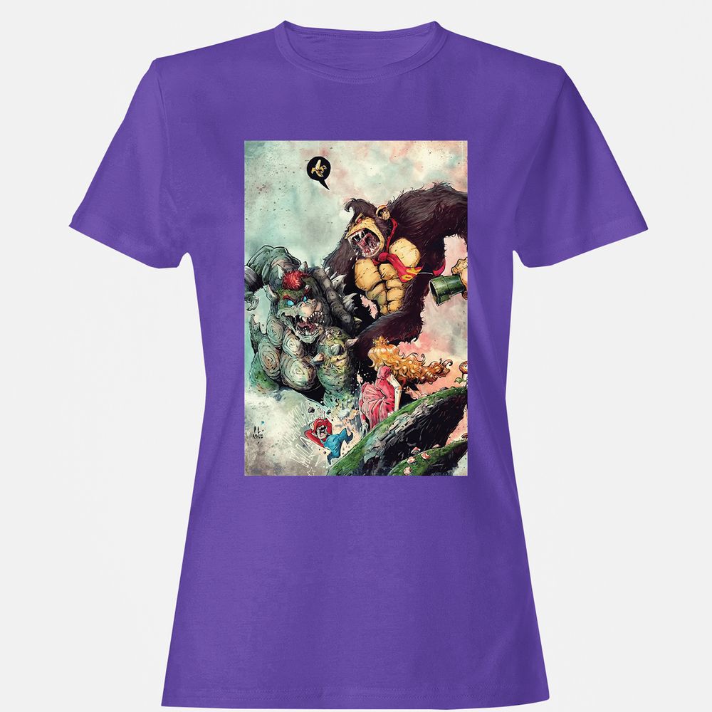 Women's T-Shirt - EUFUBV2Z - Purple - 12