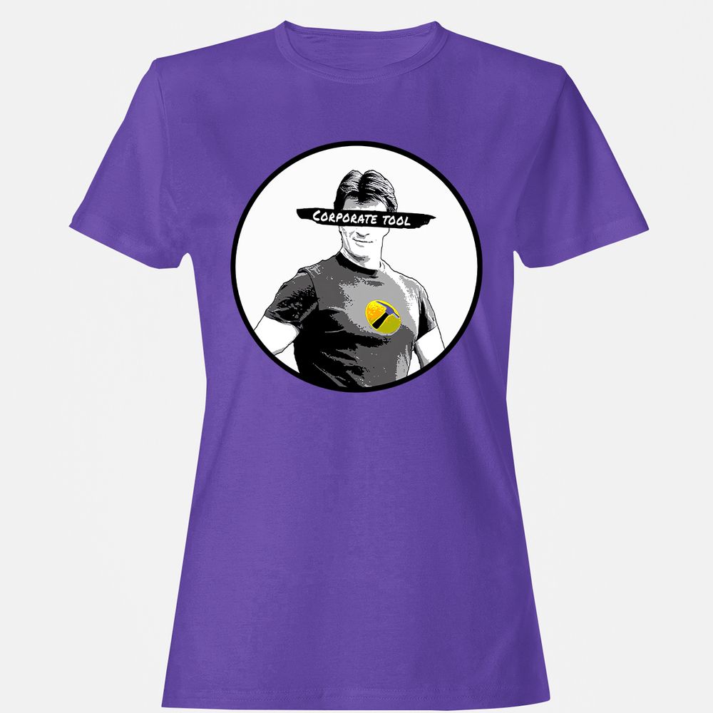 Women's T-Shirt - BQVJZKCU - Purple - 12