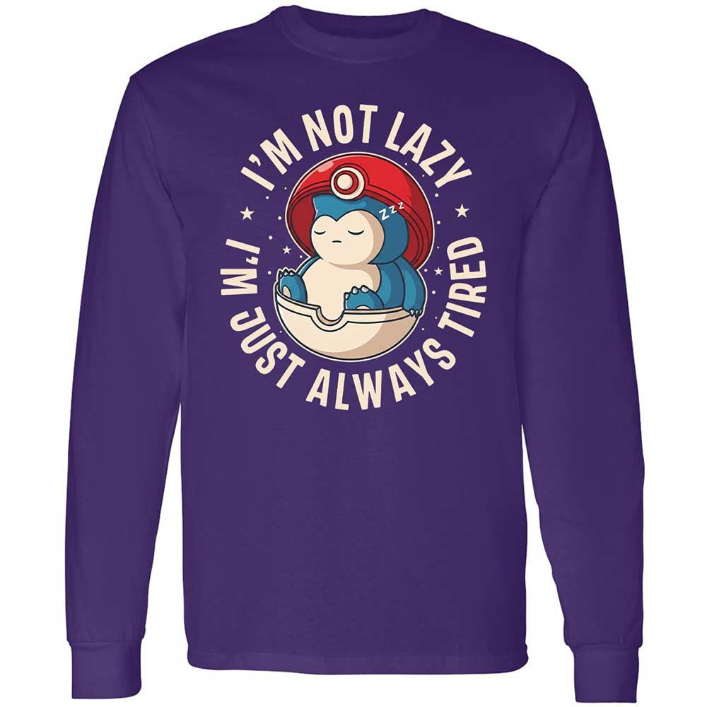 Long Sleeve T-Shirt - XG24HK9K - Purple - 12